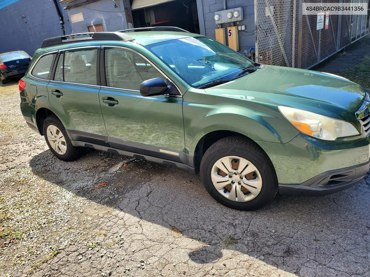 2011 Subaru Outback 2.5I VIN: 4S4BRCAC9B3441356 Lot: 72397774