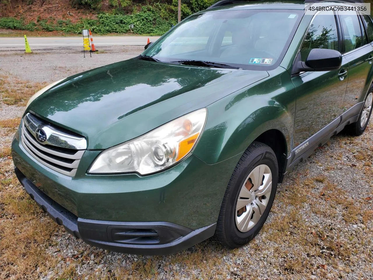 2011 Subaru Outback 2.5I VIN: 4S4BRCAC9B3441356 Lot: 72397774