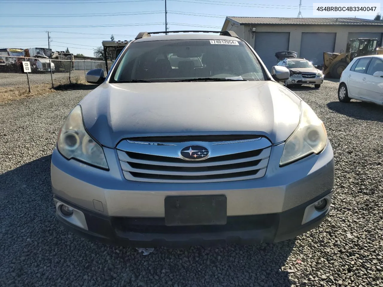 2011 Subaru Outback 2.5I Premium VIN: 4S4BRBGC4B3340047 Lot: 74012054