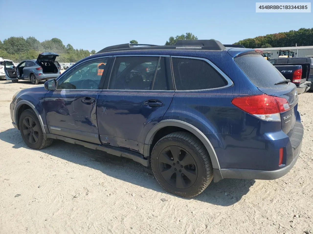 2011 Subaru Outback 2.5I Premium VIN: 4S4BRBBC1B3344385 Lot: 74617364