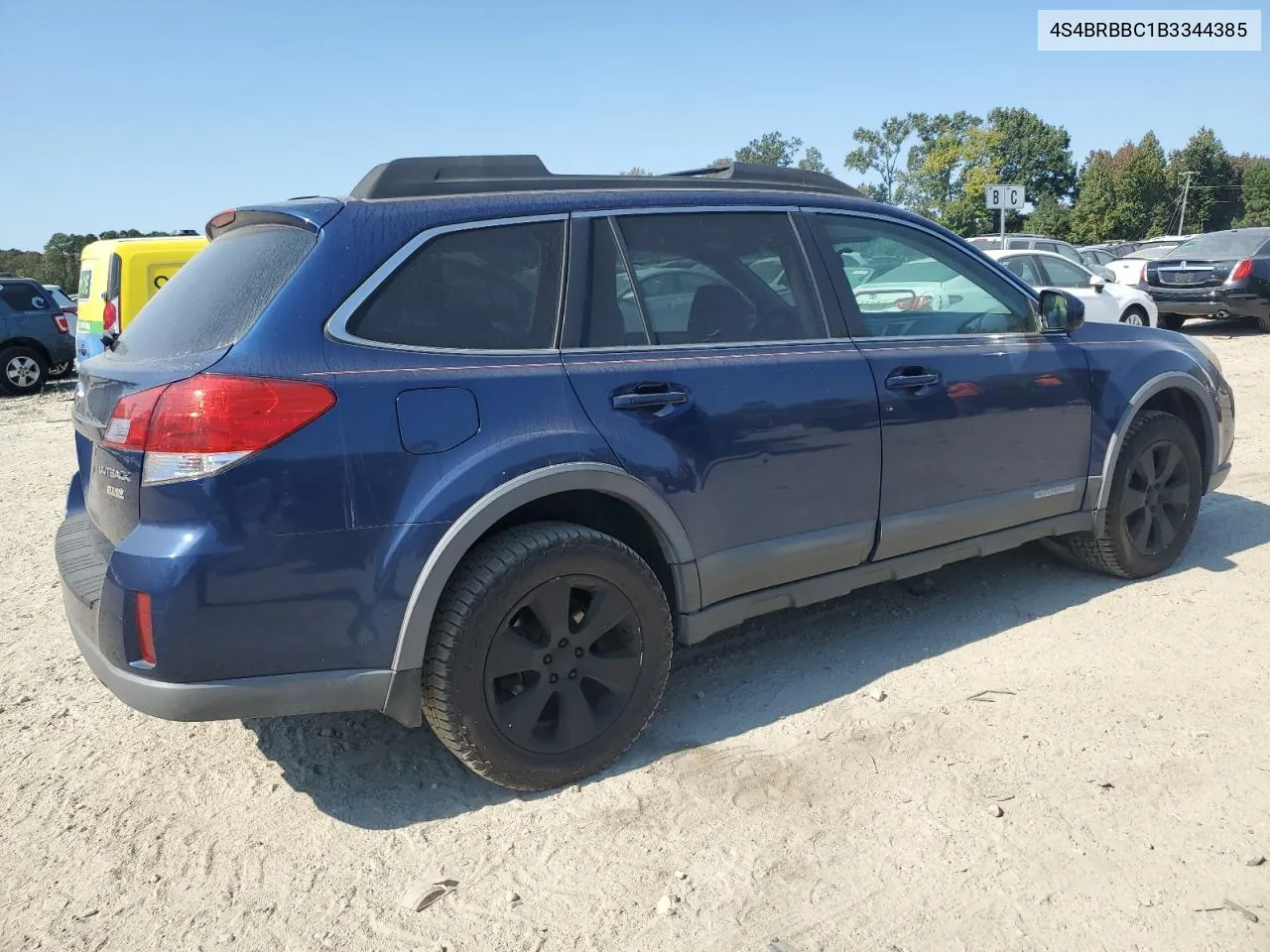 2011 Subaru Outback 2.5I Premium VIN: 4S4BRBBC1B3344385 Lot: 74617364