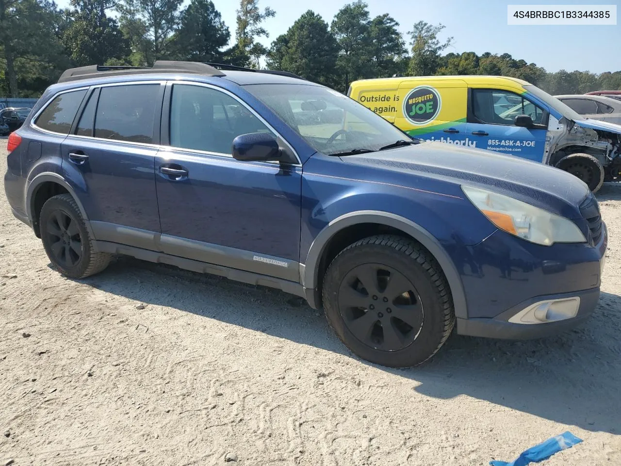 2011 Subaru Outback 2.5I Premium VIN: 4S4BRBBC1B3344385 Lot: 74617364