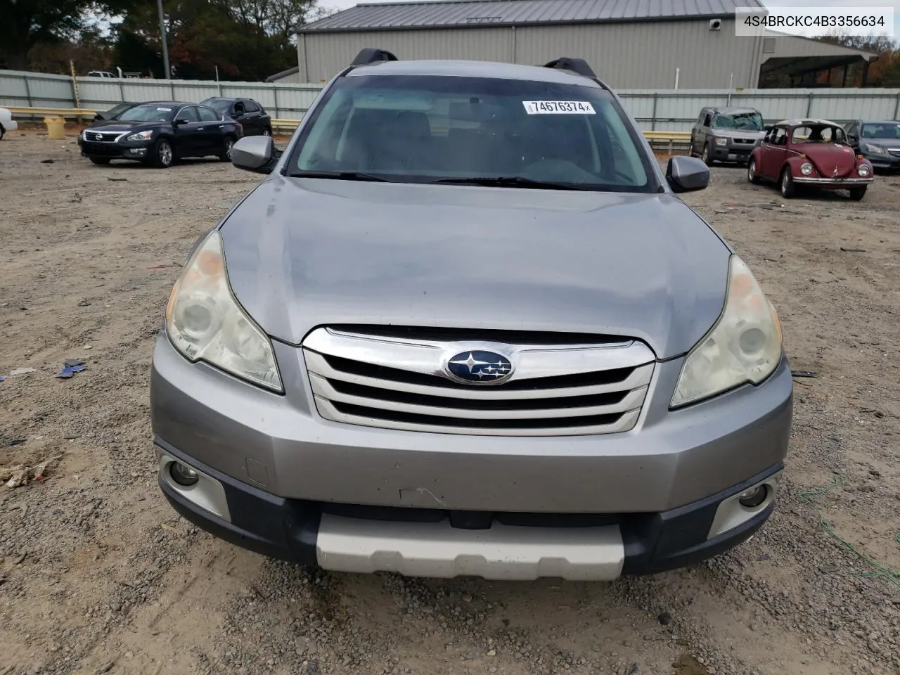 2011 Subaru Outback 2.5I Limited VIN: 4S4BRCKC4B3356634 Lot: 74676374