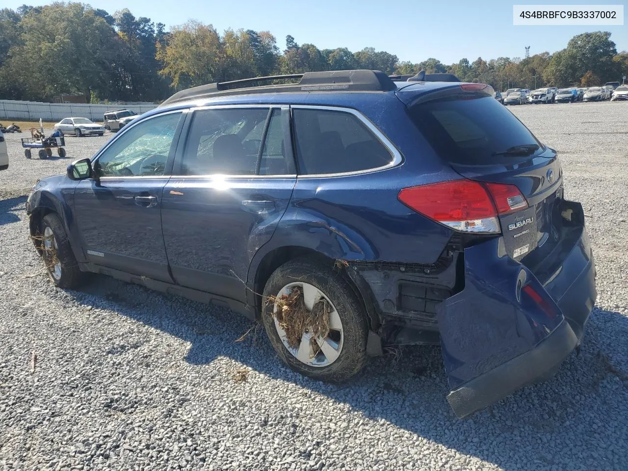 2011 Subaru Outback 2.5I Premium VIN: 4S4BRBFC9B3337002 Lot: 74920154