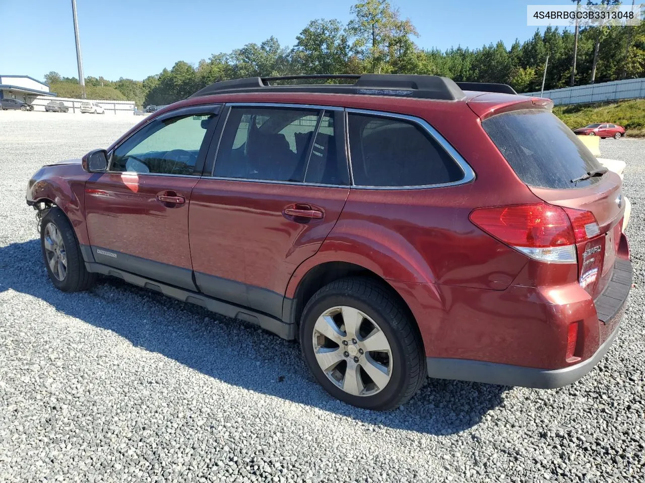 2011 Subaru Outback 2.5I Premium VIN: 4S4BRBGC3B3313048 Lot: 75838354