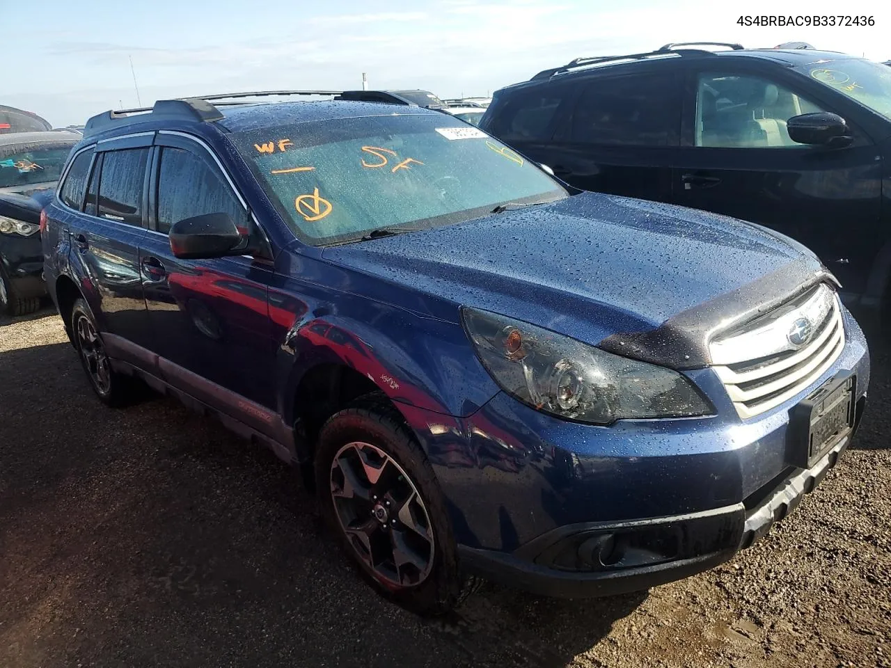 2011 Subaru Outback 2.5I VIN: 4S4BRBAC9B3372436 Lot: 75951334