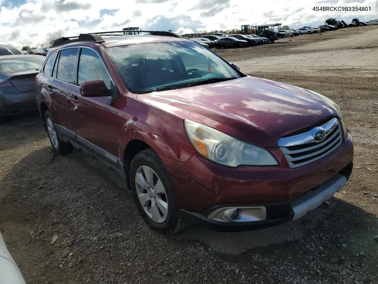 2011 Subaru Outback 2.5I Limited VIN: 4S4BRCKC9B3354801 Lot: 76037894