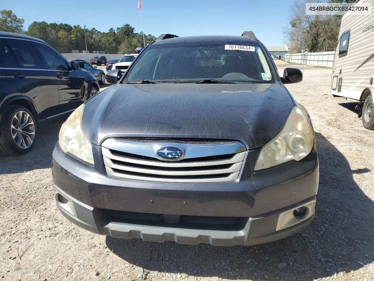 2011 Subaru Outback 2.5I Premium VIN: 4S4BRBGCXB3427094 Lot: 76118634