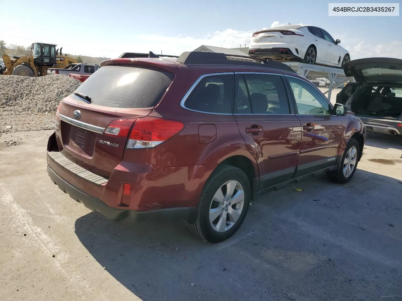 2011 Subaru Outback 2.5I Limited VIN: 4S4BRCJC2B3435267 Lot: 77562254