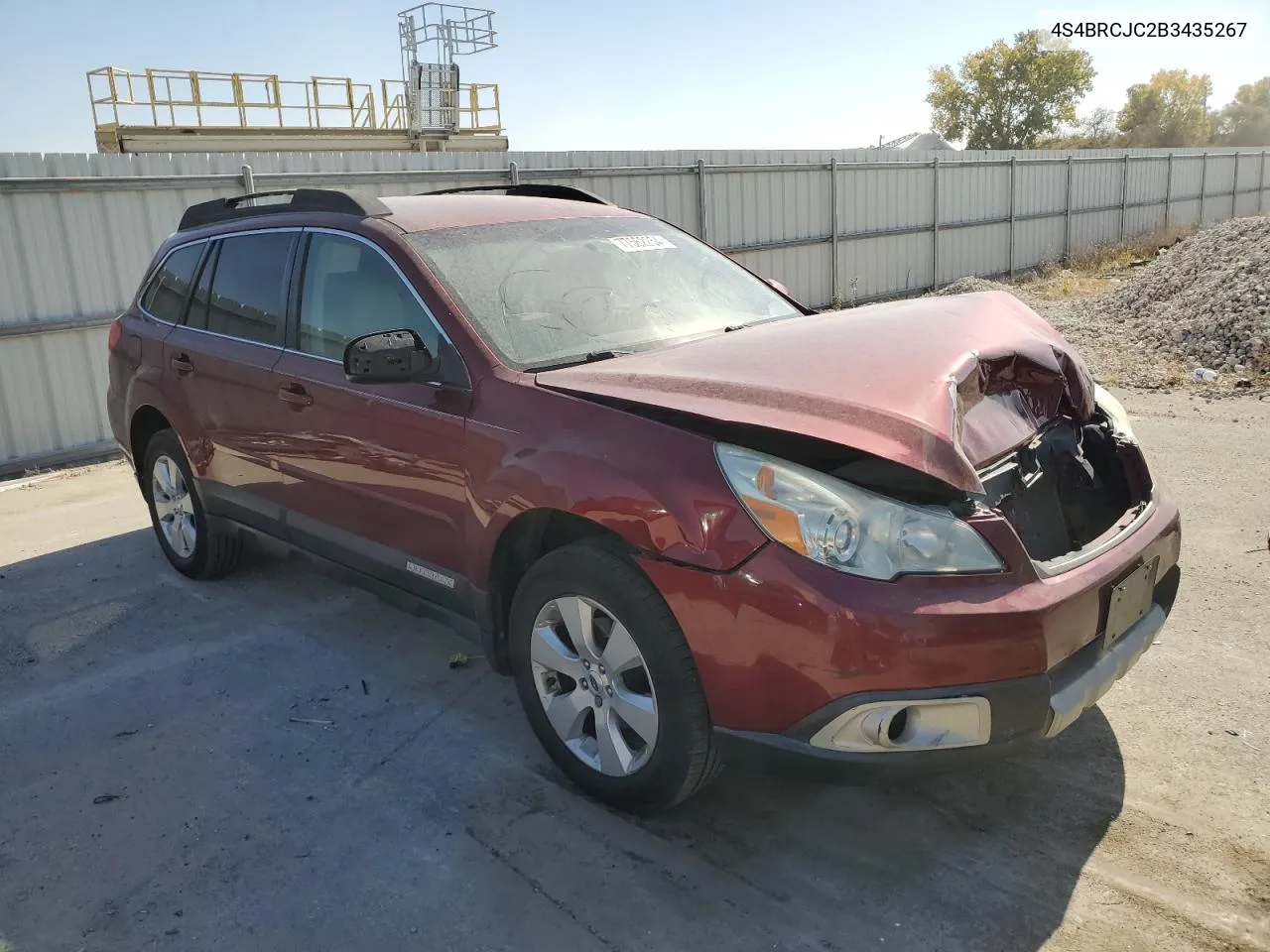 2011 Subaru Outback 2.5I Limited VIN: 4S4BRCJC2B3435267 Lot: 77562254