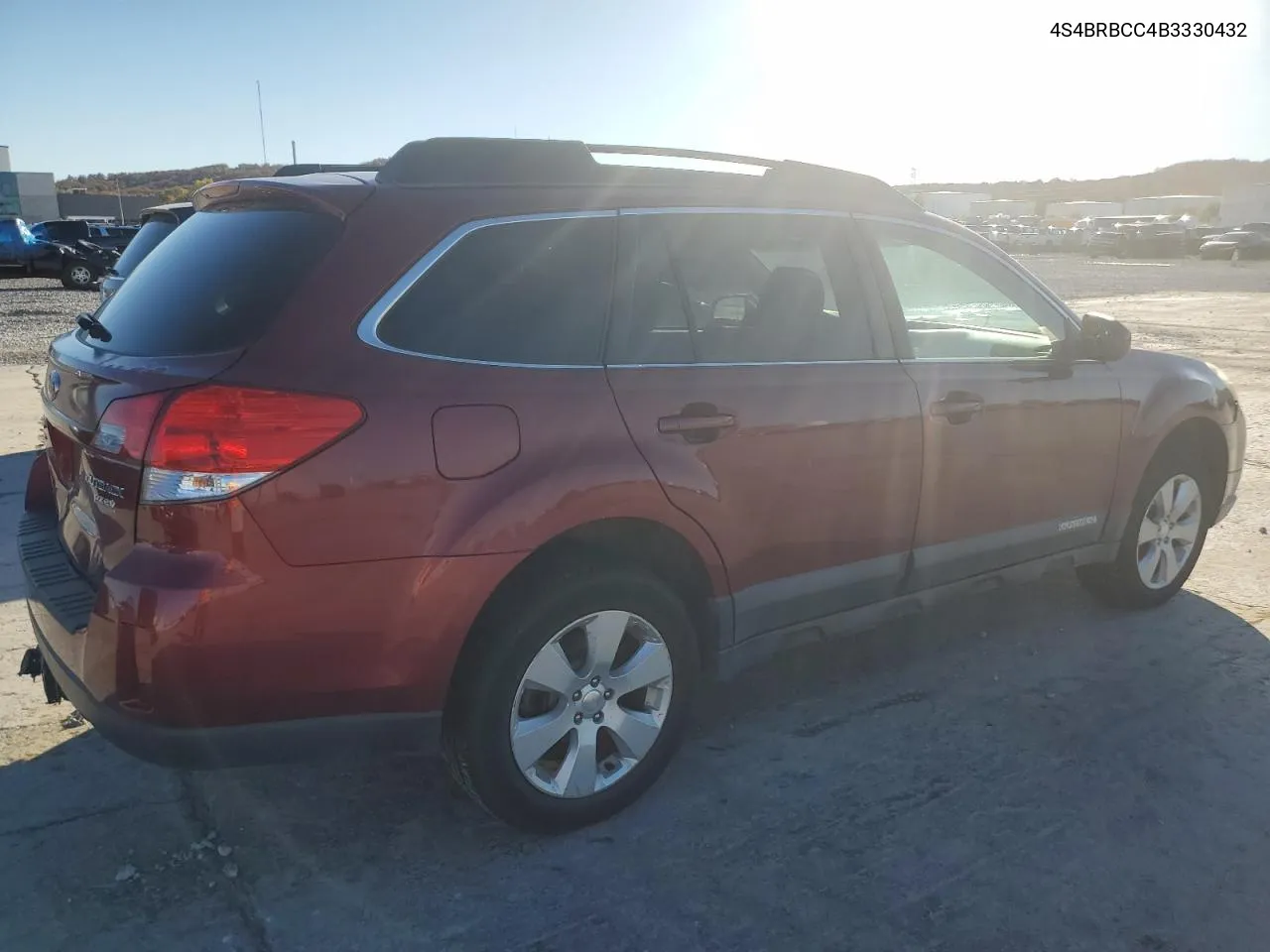 2011 Subaru Outback 2.5I Premium VIN: 4S4BRBCC4B3330432 Lot: 78871814