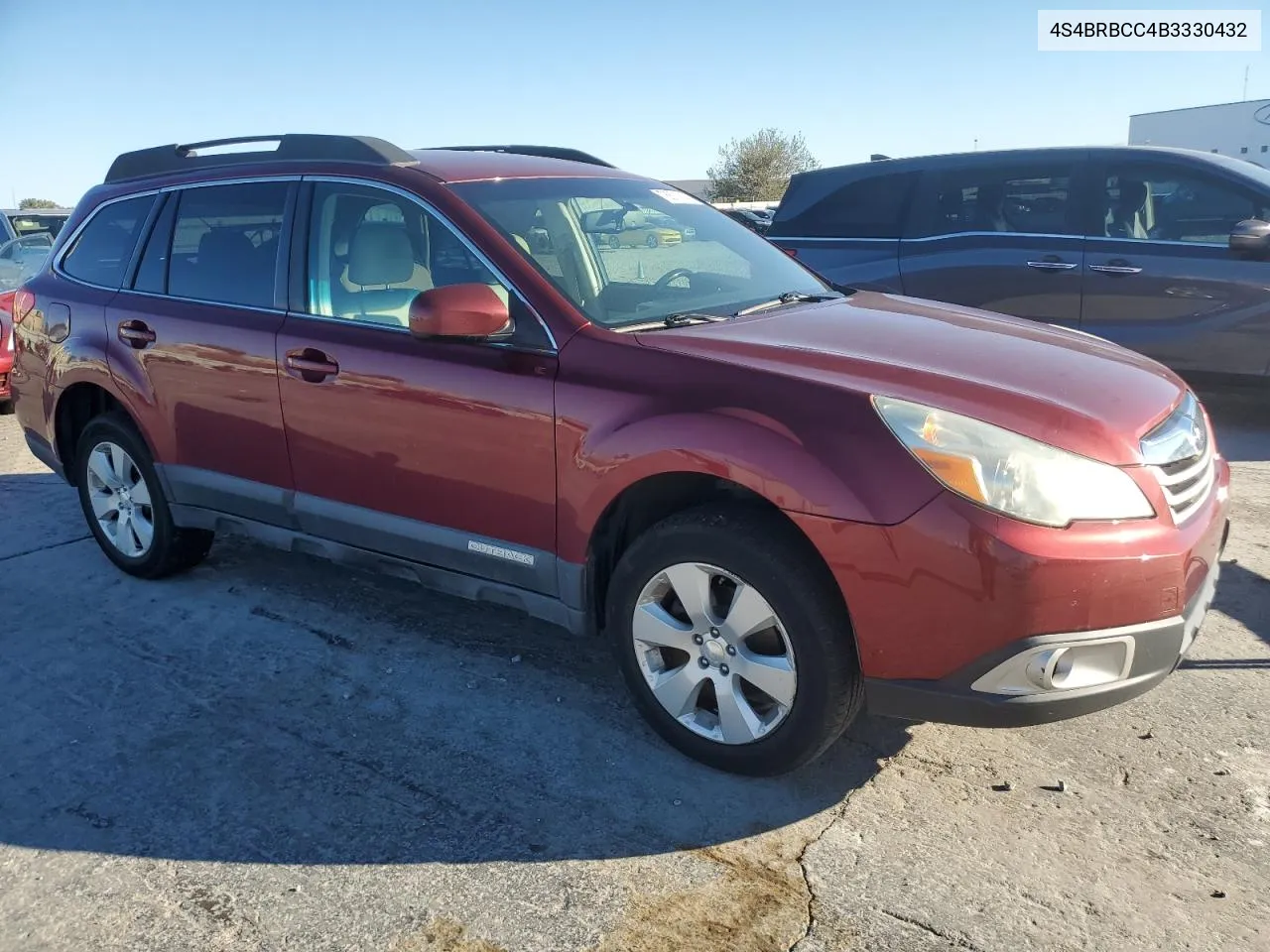 2011 Subaru Outback 2.5I Premium VIN: 4S4BRBCC4B3330432 Lot: 78871814