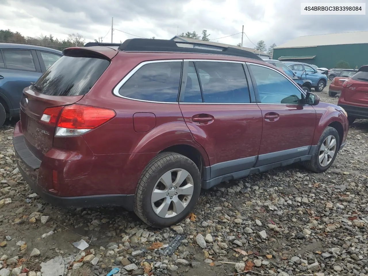 2011 Subaru Outback 2.5I Premium VIN: 4S4BRBGC3B3398084 Lot: 78886294