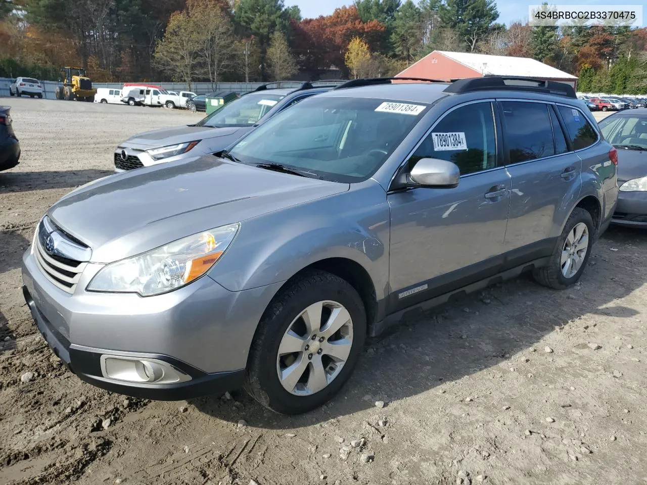 2011 Subaru Outback 2.5I Premium VIN: 4S4BRBCC2B3370475 Lot: 78901384