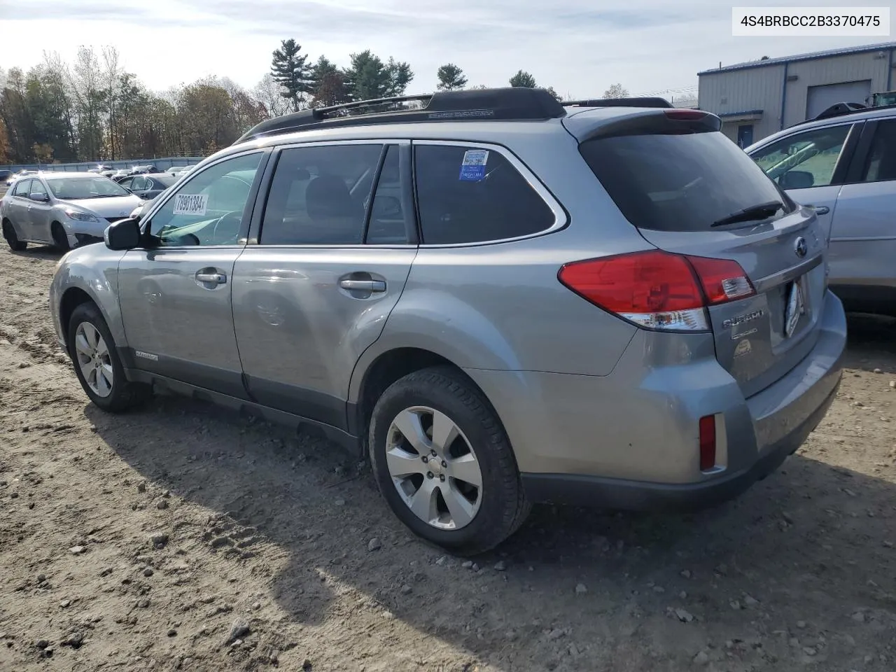 2011 Subaru Outback 2.5I Premium VIN: 4S4BRBCC2B3370475 Lot: 78901384