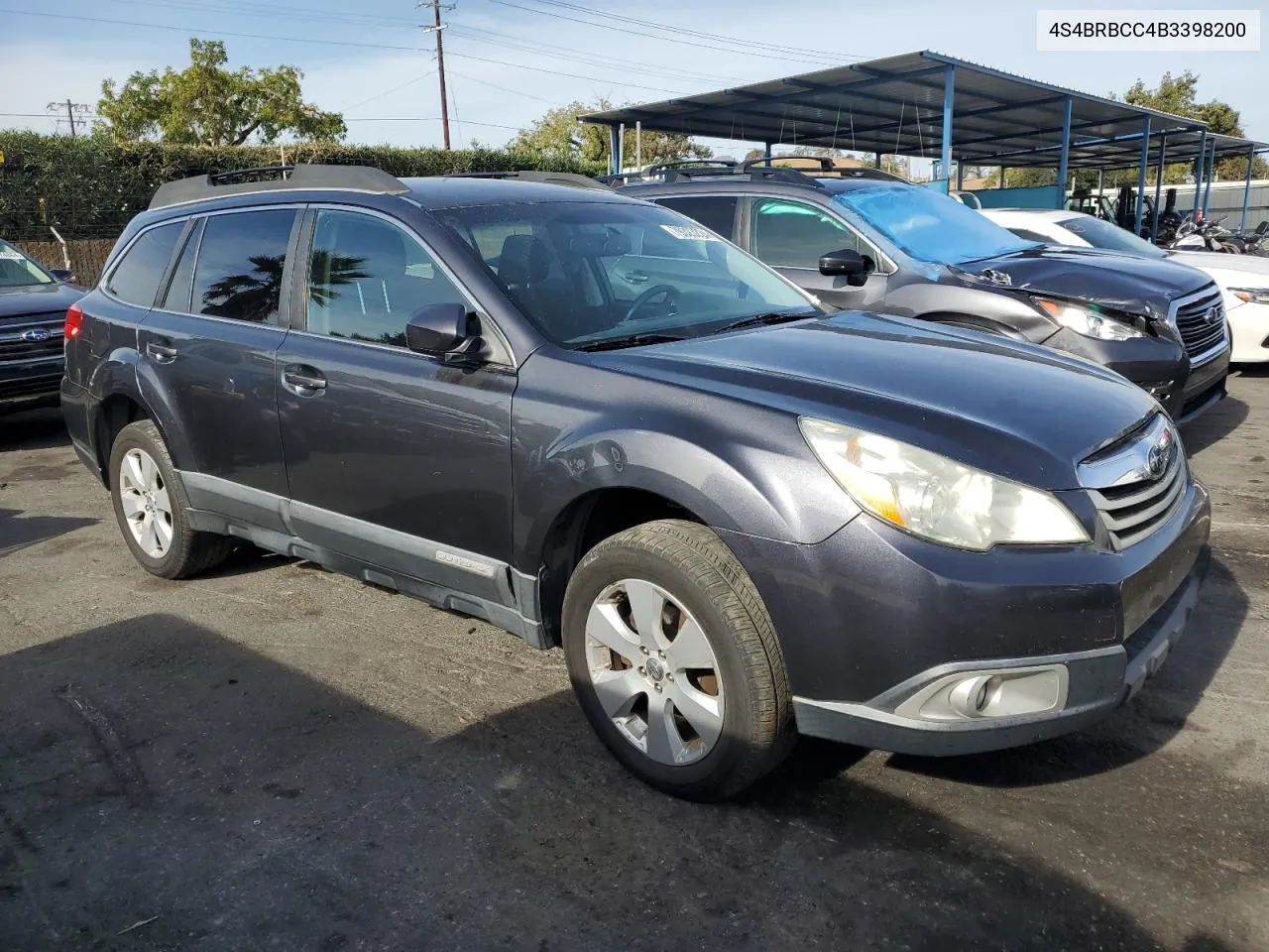 2011 Subaru Outback 2.5I Premium VIN: 4S4BRBCC4B3398200 Lot: 79323224