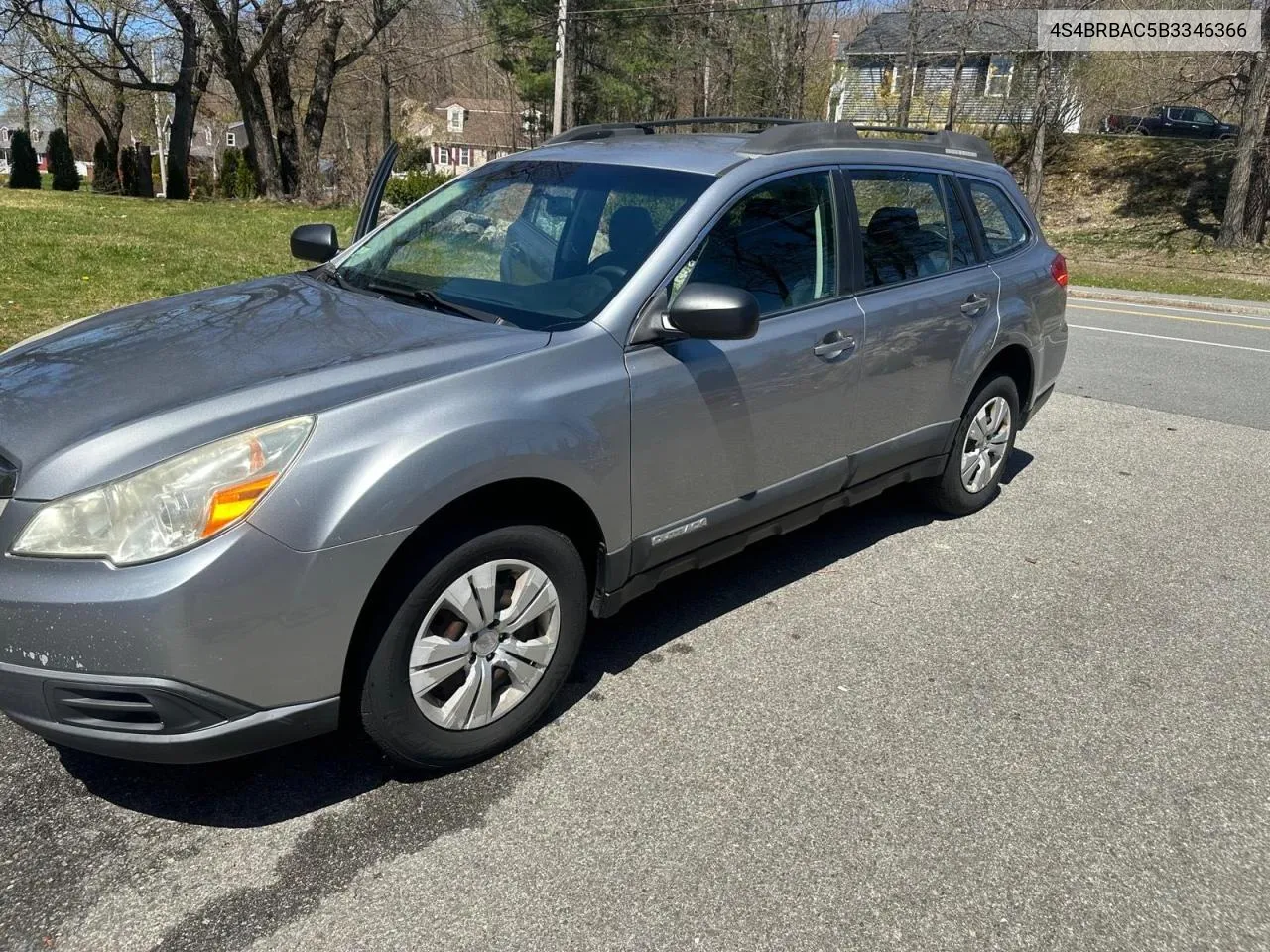 2011 Subaru Outback 2.5I VIN: 4S4BRBAC5B3346366 Lot: 79456494