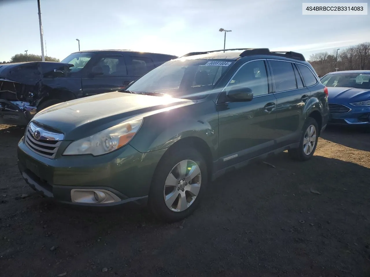 2011 Subaru Outback 2.5I Premium VIN: 4S4BRBCC2B3314083 Lot: 80891804