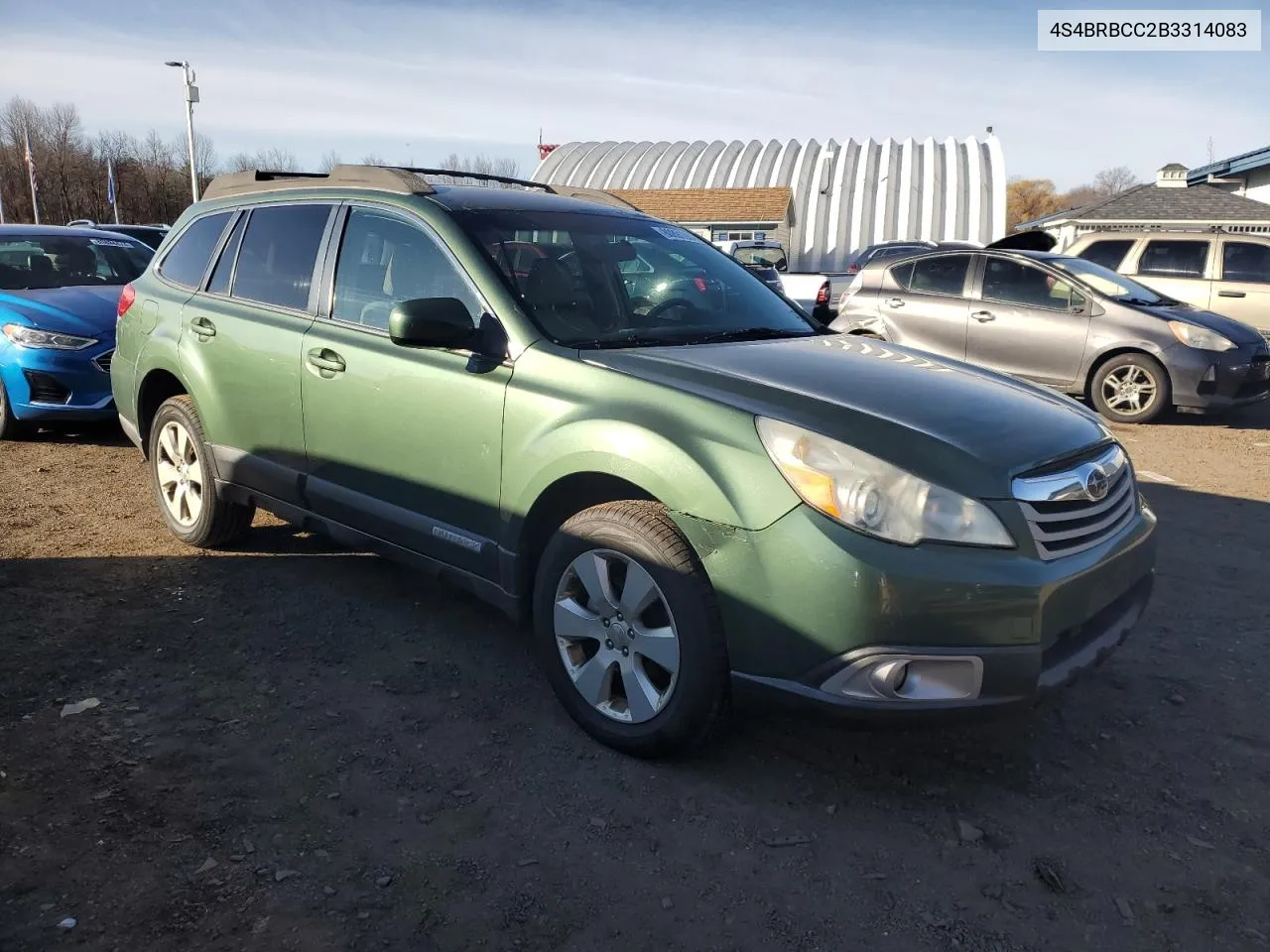 2011 Subaru Outback 2.5I Premium VIN: 4S4BRBCC2B3314083 Lot: 80891804