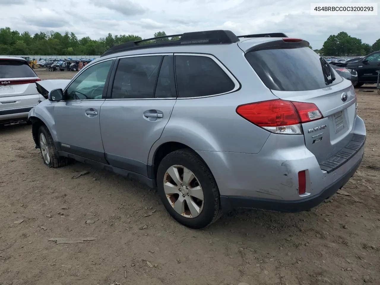 2012 Subaru Outback 2.5I Premium VIN: 4S4BRBCC0C3200293 Lot: 55258694