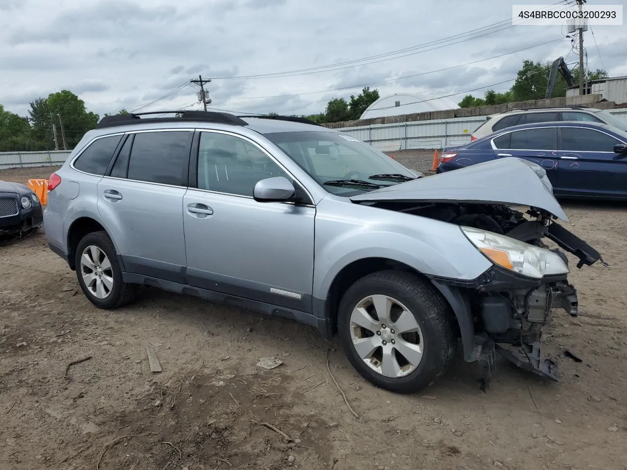 4S4BRBCC0C3200293 2012 Subaru Outback 2.5I Premium