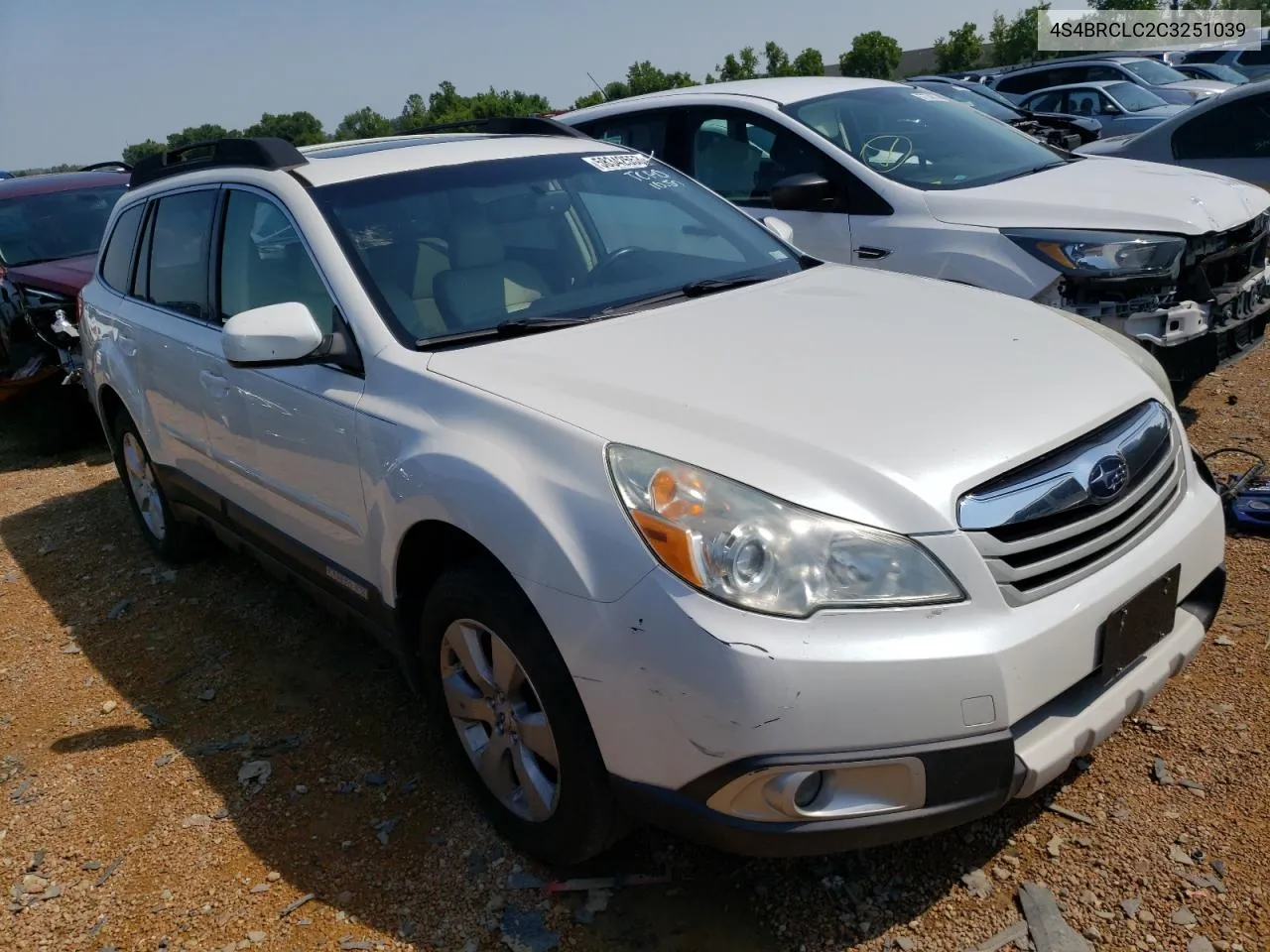 4S4BRCLC2C3251039 2012 Subaru Outback 2.5I Limited