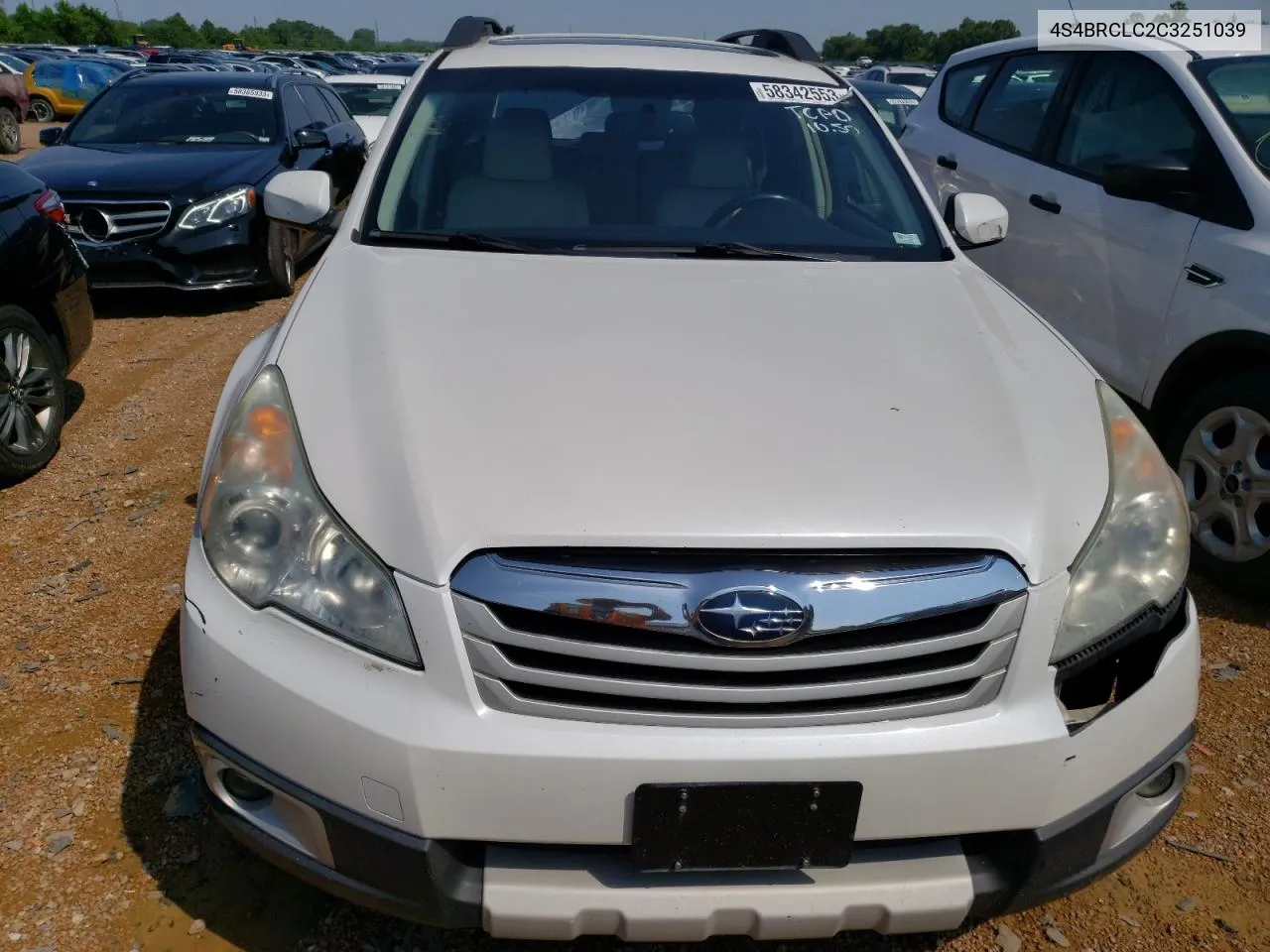 4S4BRCLC2C3251039 2012 Subaru Outback 2.5I Limited