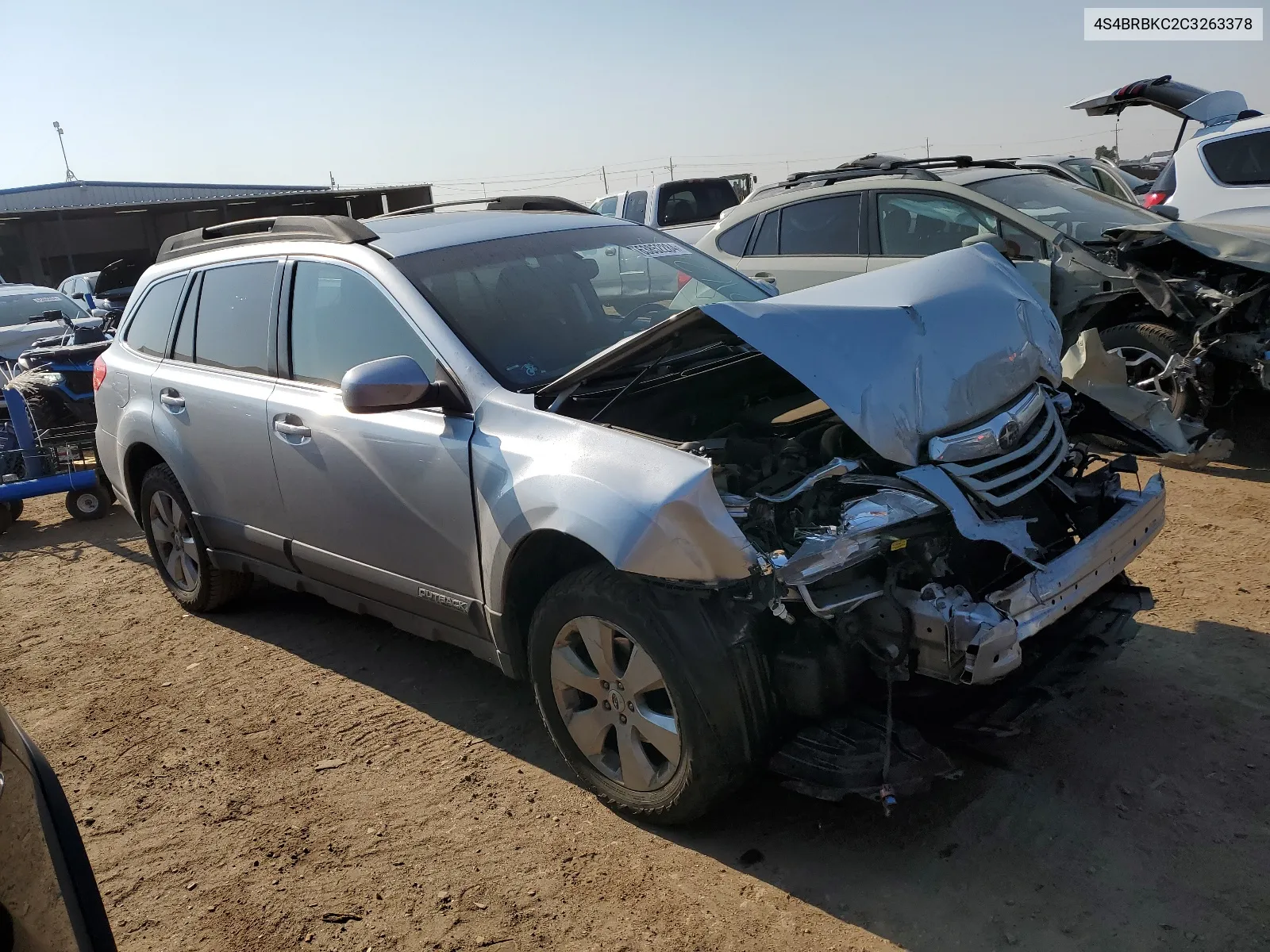 2012 Subaru Outback 2.5I Limited VIN: 4S4BRBKC2C3263378 Lot: 63852284