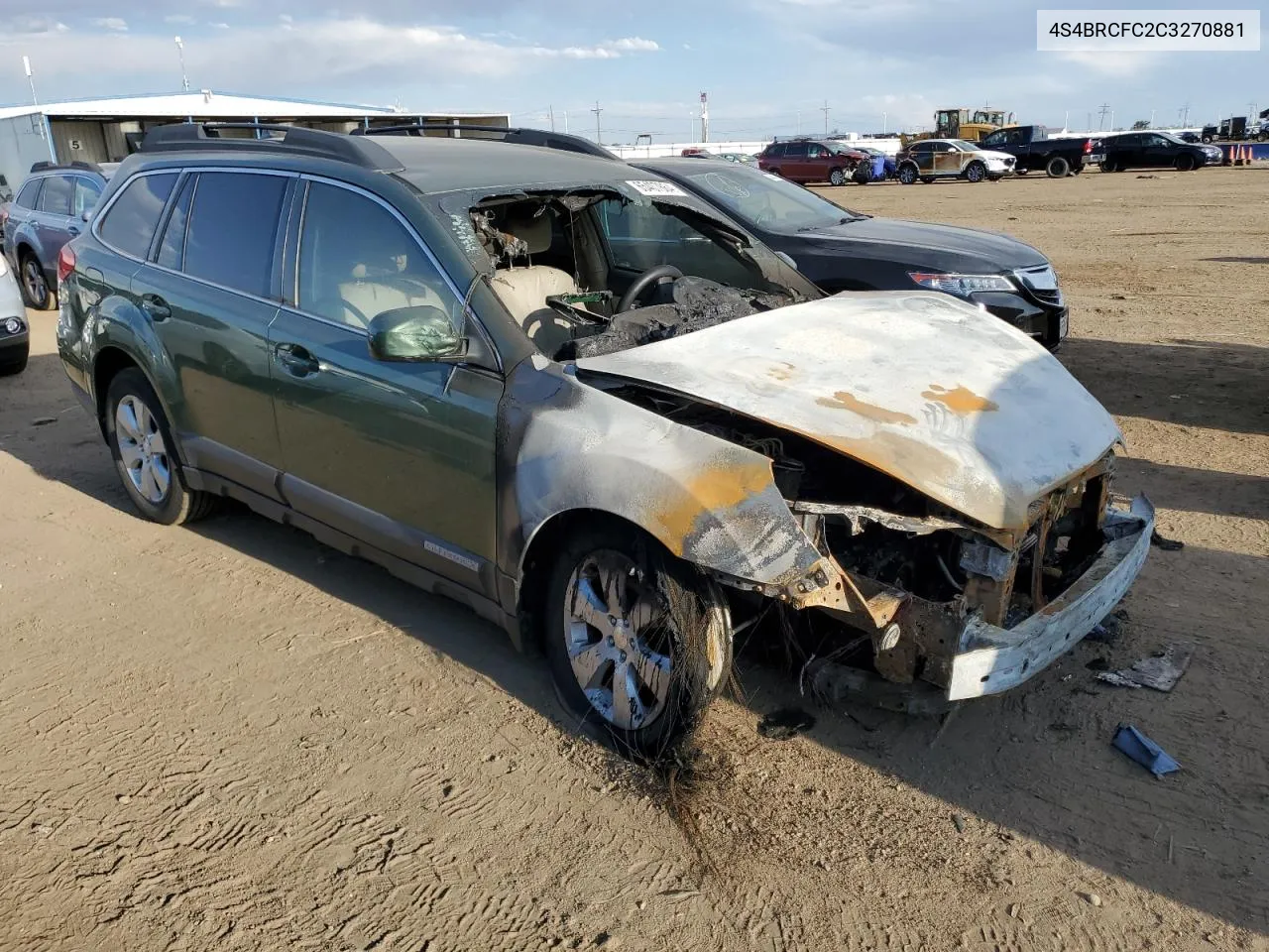 2012 Subaru Outback 2.5I Premium VIN: 4S4BRCFC2C3270881 Lot: 65407864