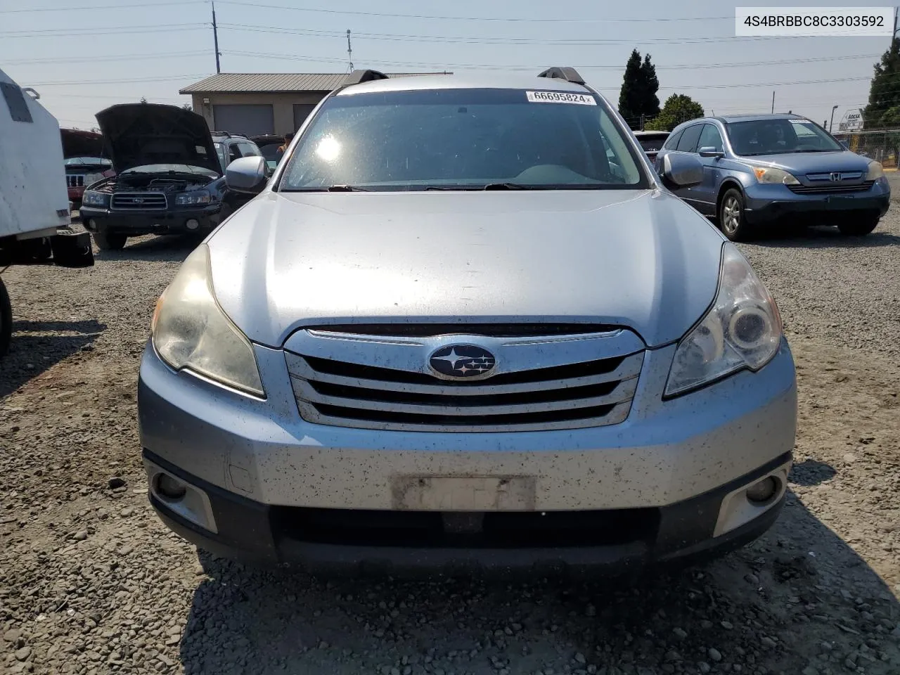 2012 Subaru Outback 2.5I Premium VIN: 4S4BRBBC8C3303592 Lot: 66695824