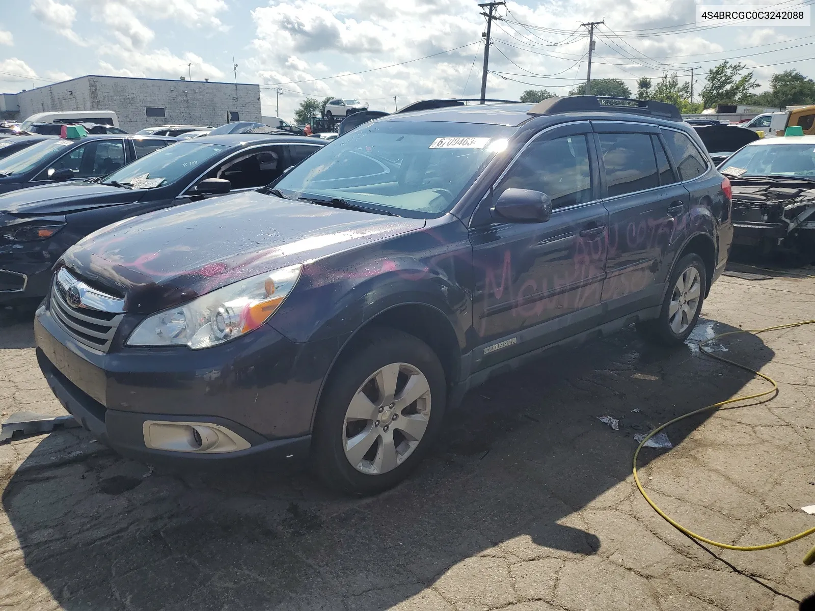 2012 Subaru Outback 2.5I Premium VIN: 4S4BRCGC0C3242088 Lot: 67094634