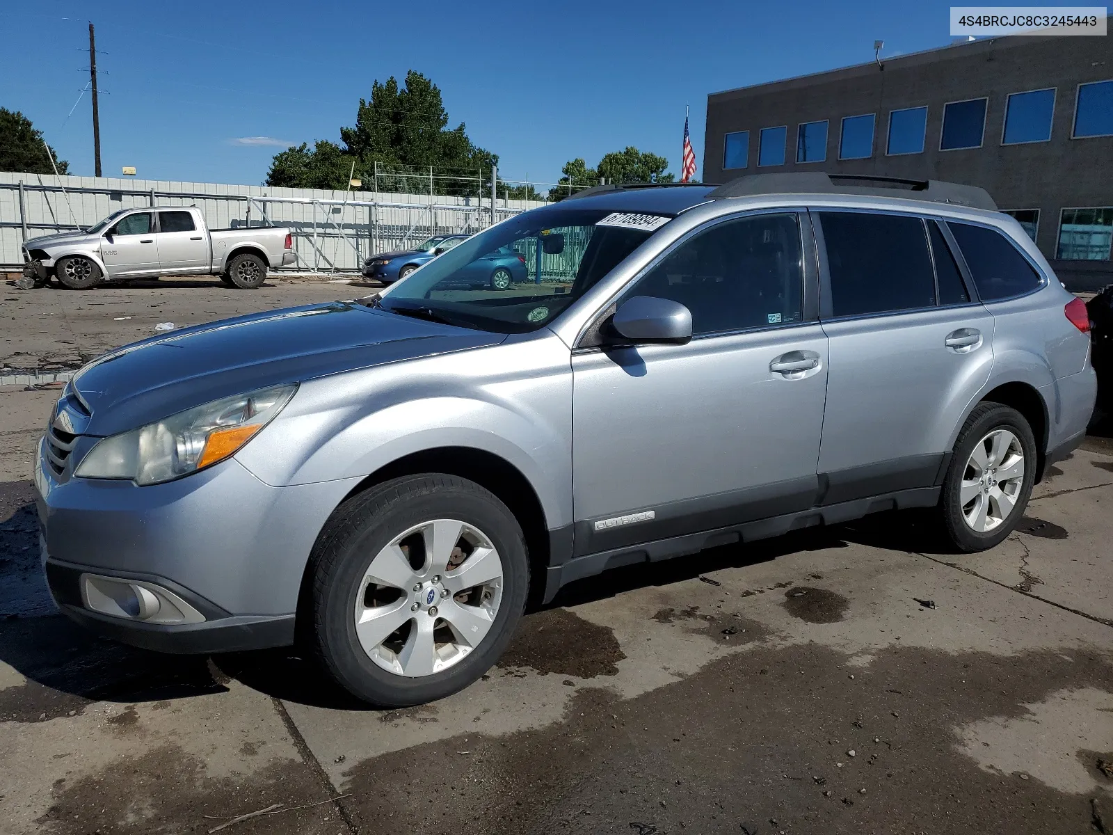 2012 Subaru Outback 2.5I Limited VIN: 4S4BRCJC8C3245443 Lot: 67189894