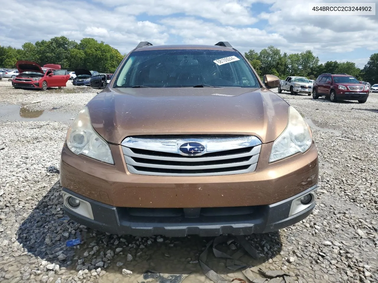 2012 Subaru Outback 2.5I Premium VIN: 4S4BRCCC2C3244902 Lot: 68109244