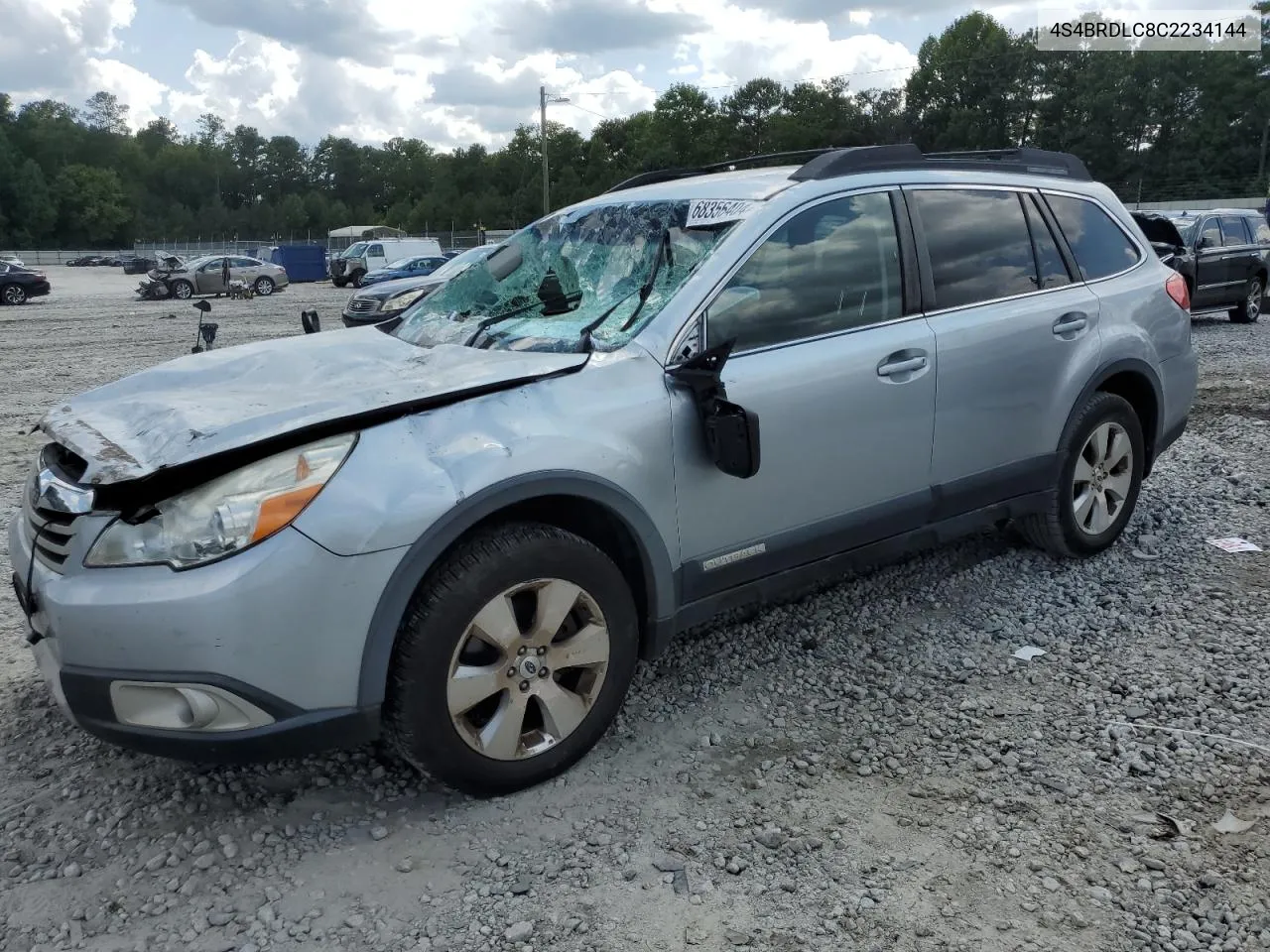 2012 Subaru Outback 3.6R Limited VIN: 4S4BRDLC8C2234144 Lot: 68356404