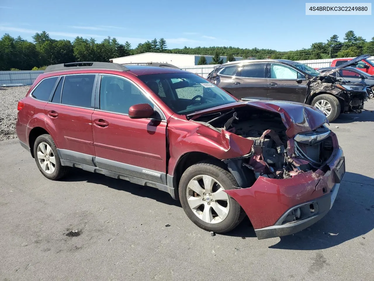 4S4BRDKC3C2249880 2012 Subaru Outback 3.6R Limited