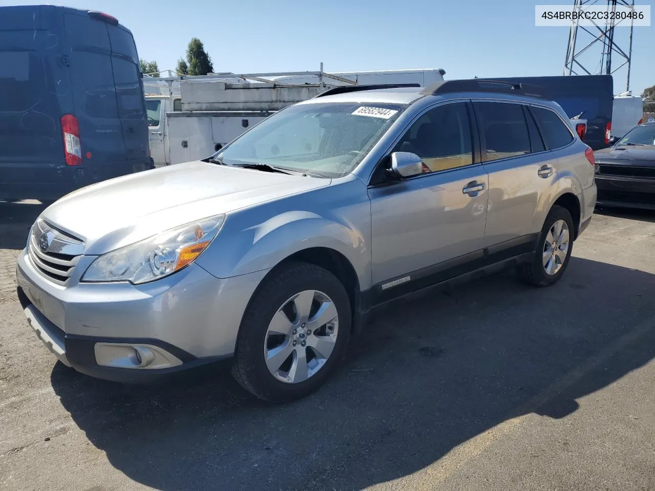 2012 Subaru Outback 2.5I Limited VIN: 4S4BRBKC2C3280486 Lot: 69582944