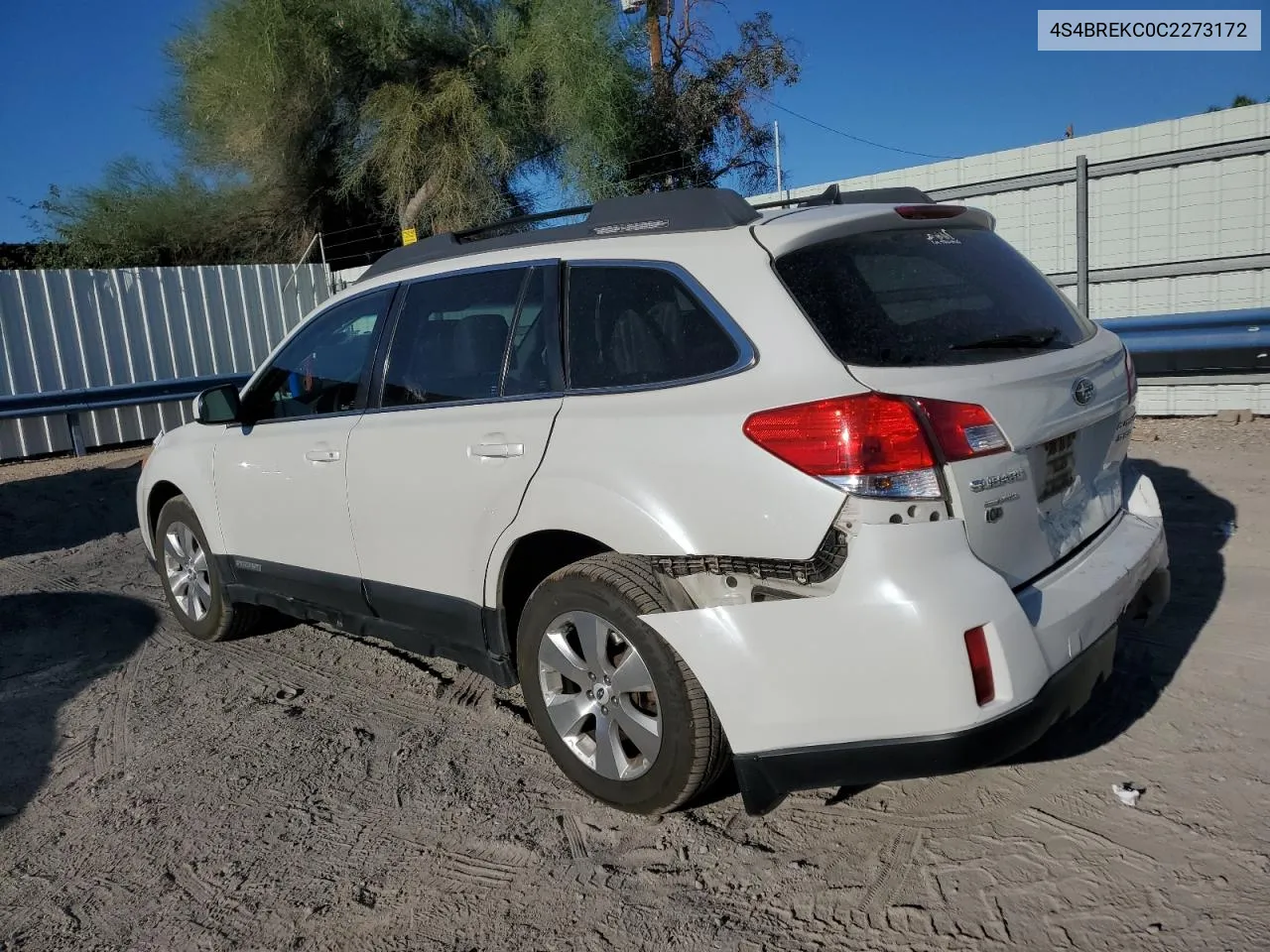 2012 Subaru Outback 3.6R Limited VIN: 4S4BREKC0C2273172 Lot: 69712704