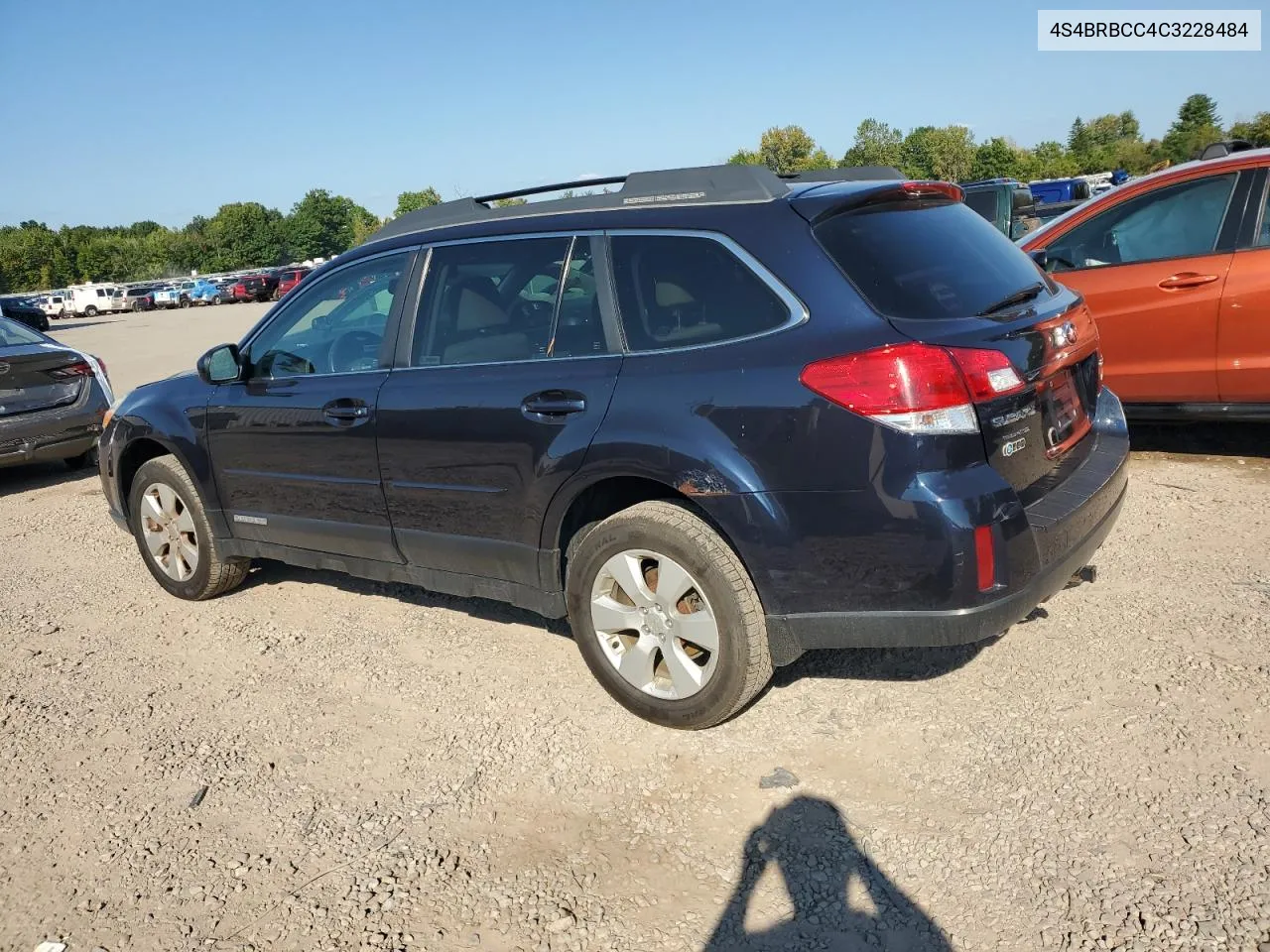 2012 Subaru Outback 2.5I Premium VIN: 4S4BRBCC4C3228484 Lot: 70048524