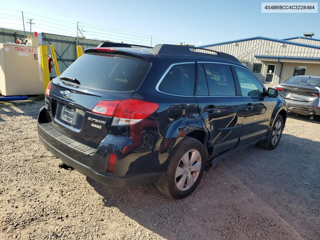 2012 Subaru Outback 2.5I Premium VIN: 4S4BRBCC4C3228484 Lot: 70048524