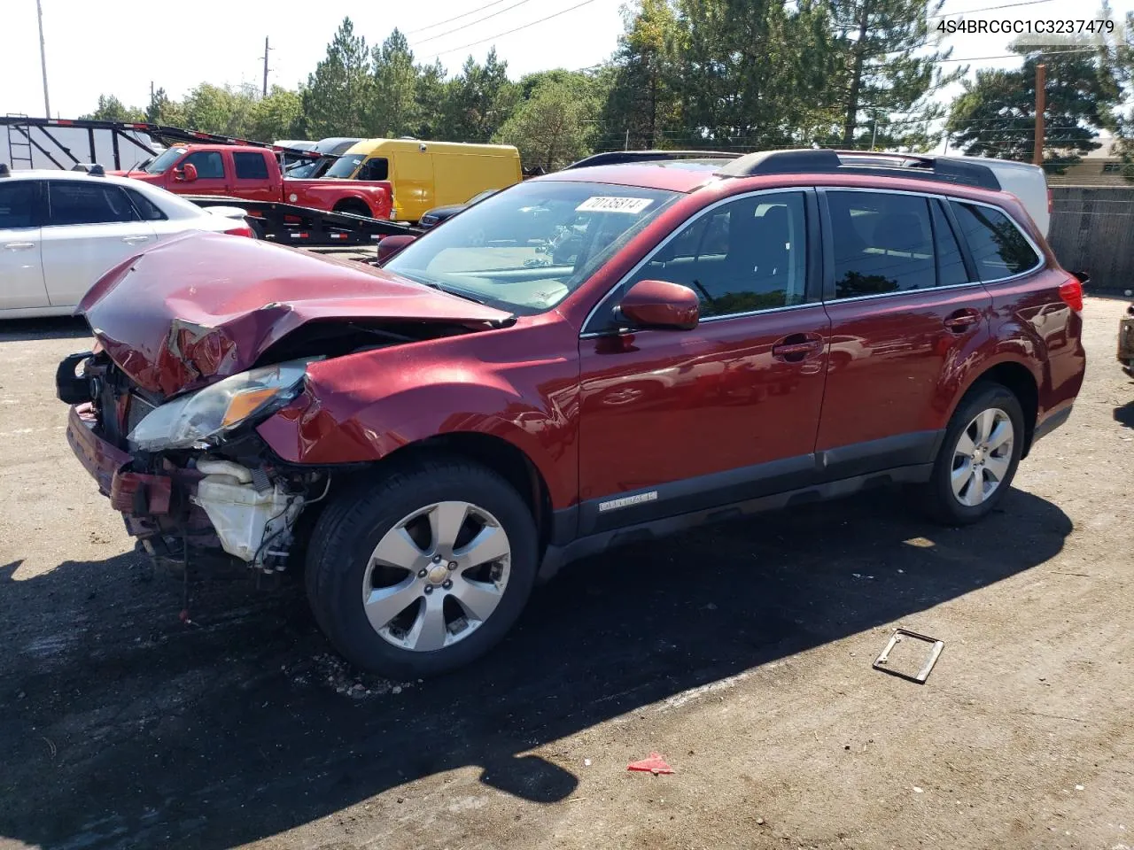 2012 Subaru Outback 2.5I Premium VIN: 4S4BRCGC1C3237479 Lot: 70135814