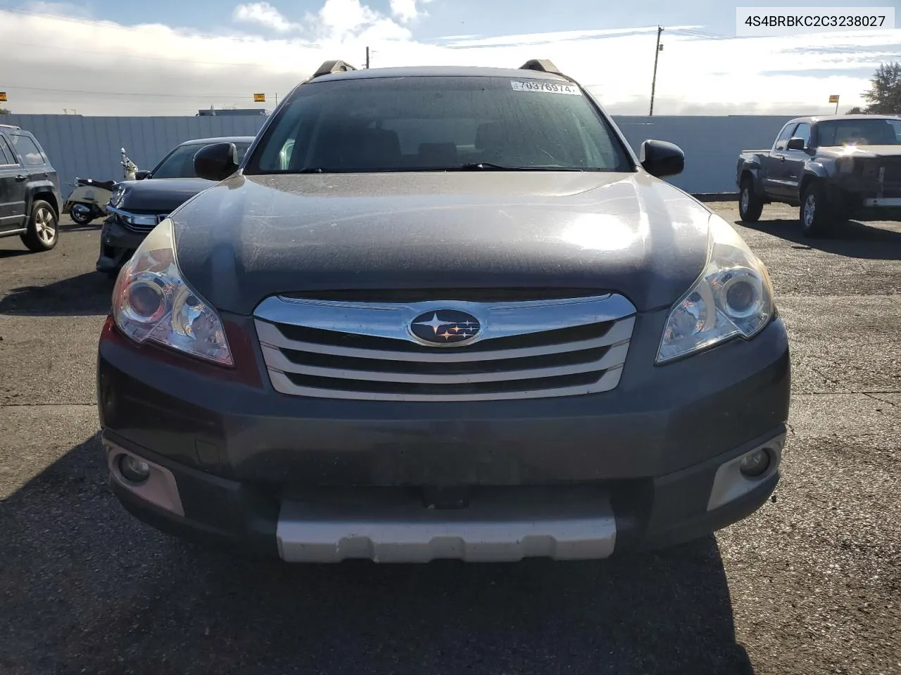 4S4BRBKC2C3238027 2012 Subaru Outback 2.5I Limited