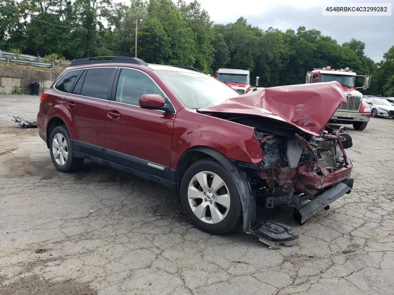 2012 Subaru Outback 2.5I Limited VIN: 4S4BRBKC4C3299282 Lot: 71728984