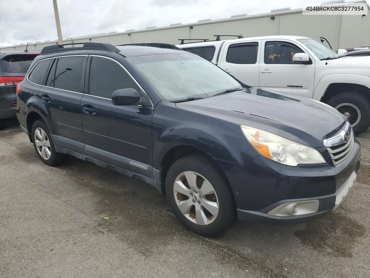 2012 Subaru Outback 2.5I Limited VIN: 4S4BRCKC8C3277954 Lot: 74393594