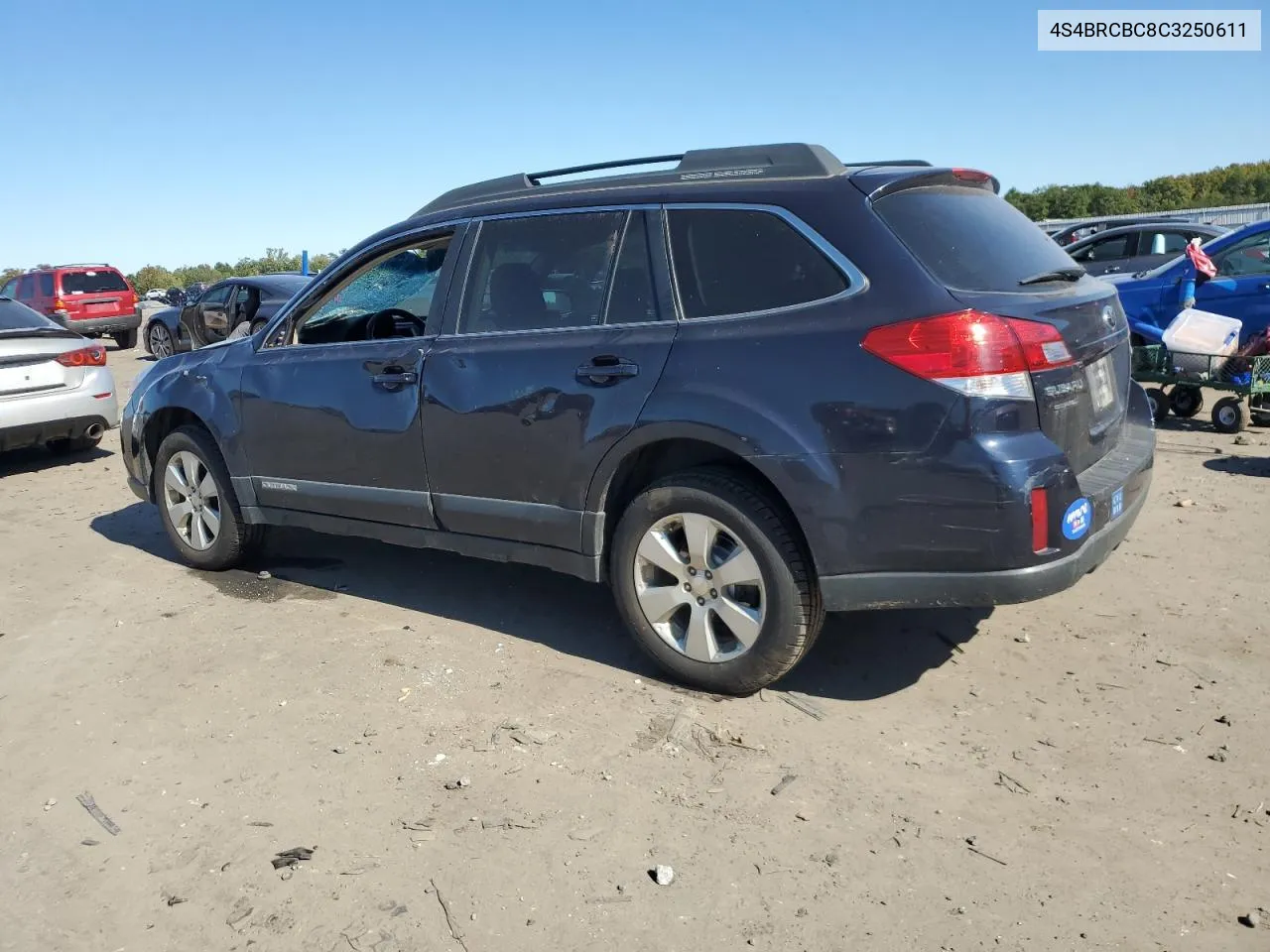 2012 Subaru Outback 2.5I Premium VIN: 4S4BRCBC8C3250611 Lot: 75453354