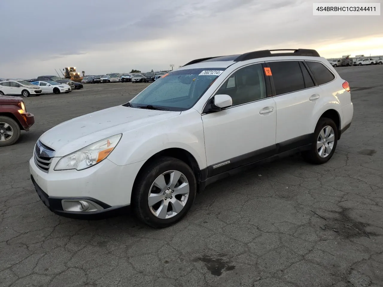 2012 Subaru Outback 2.5I Premium VIN: 4S4BRBHC1C3244411 Lot: 76621214