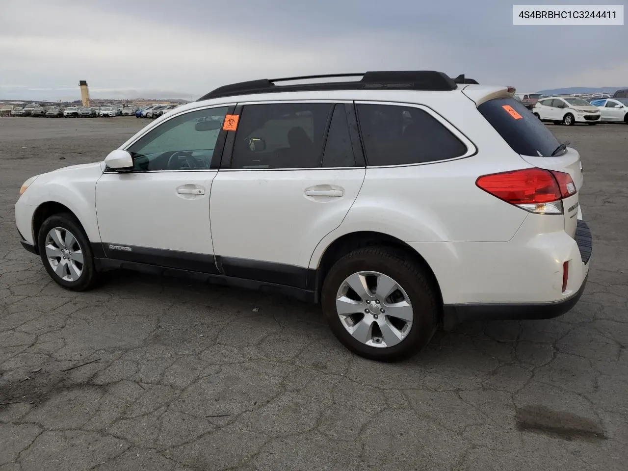 2012 Subaru Outback 2.5I Premium VIN: 4S4BRBHC1C3244411 Lot: 76621214