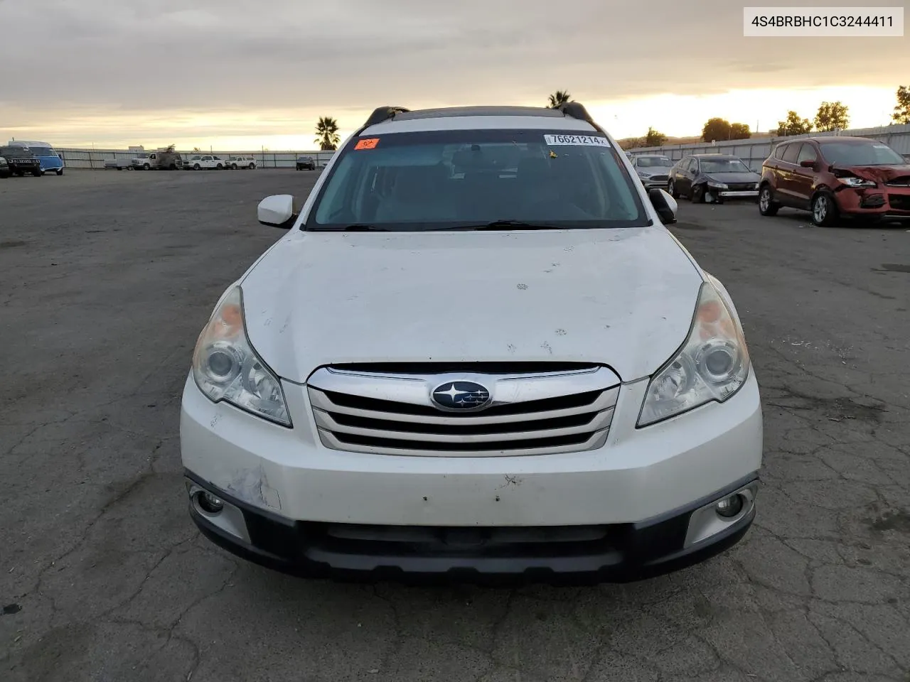 2012 Subaru Outback 2.5I Premium VIN: 4S4BRBHC1C3244411 Lot: 76621214