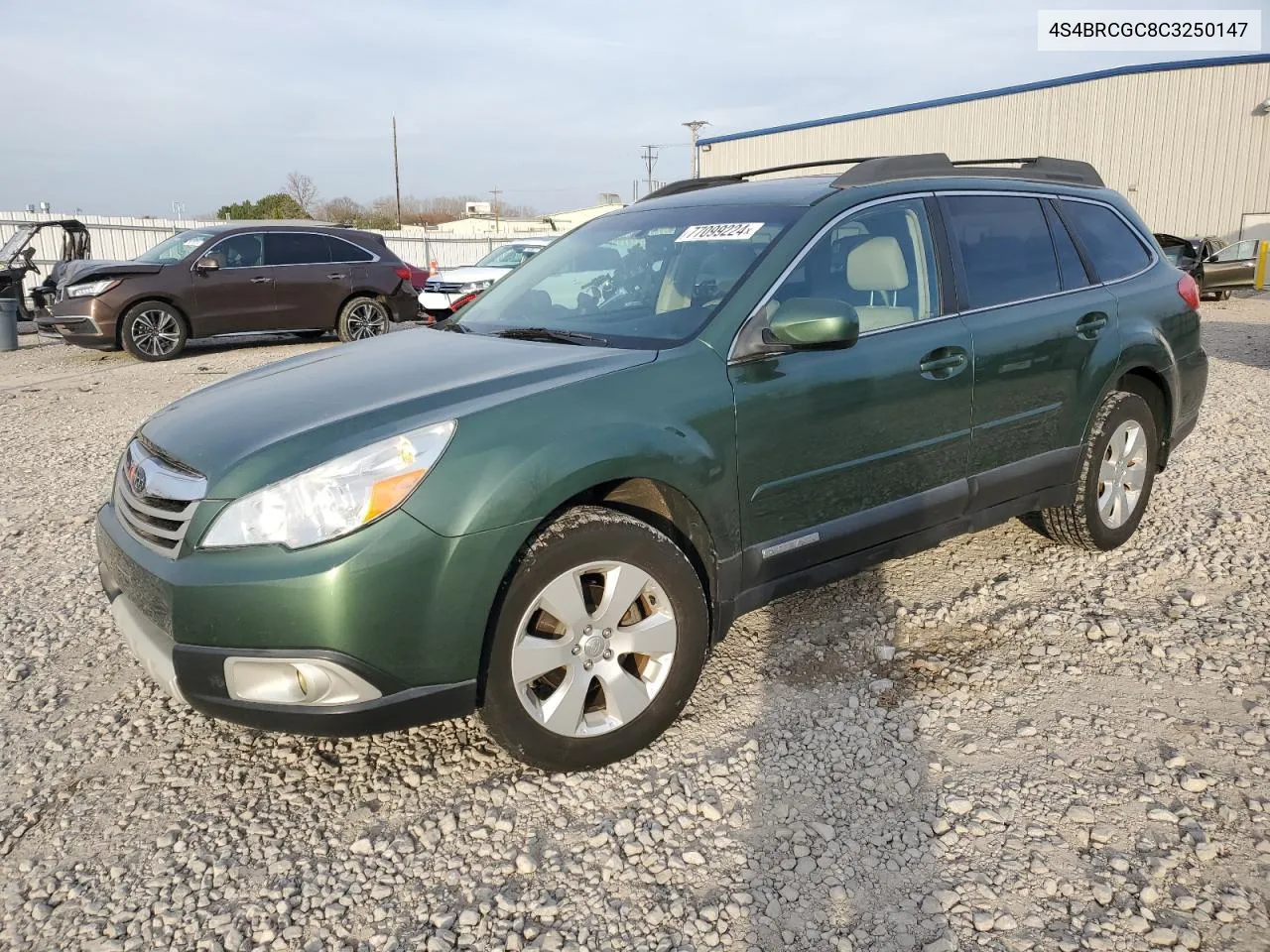 2012 Subaru Outback 2.5I Premium VIN: 4S4BRCGC8C3250147 Lot: 77099224