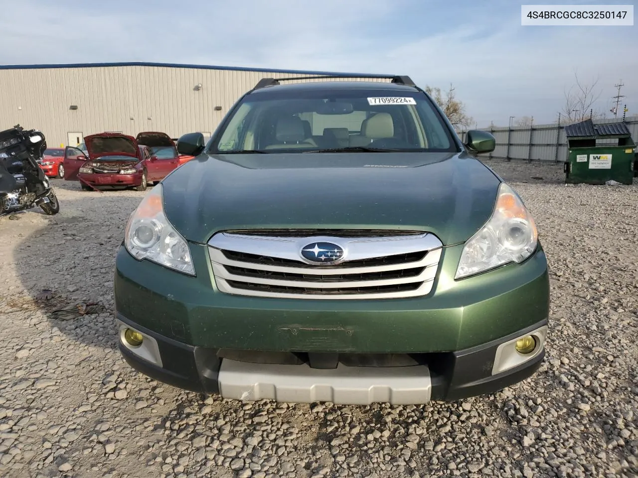 2012 Subaru Outback 2.5I Premium VIN: 4S4BRCGC8C3250147 Lot: 77099224