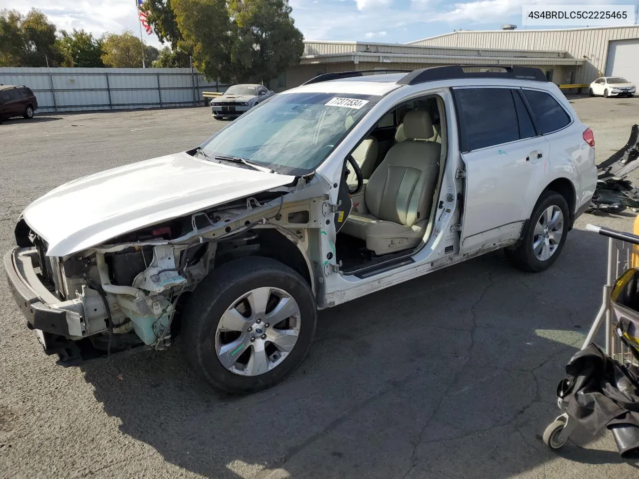 2012 Subaru Outback 3.6R Limited VIN: 4S4BRDLC5C2225465 Lot: 77371534